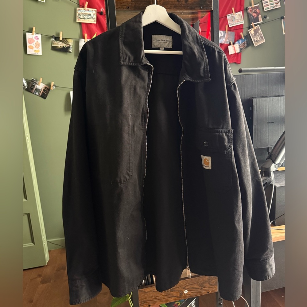 Carhartt Black Lightweight Shirt Jacket